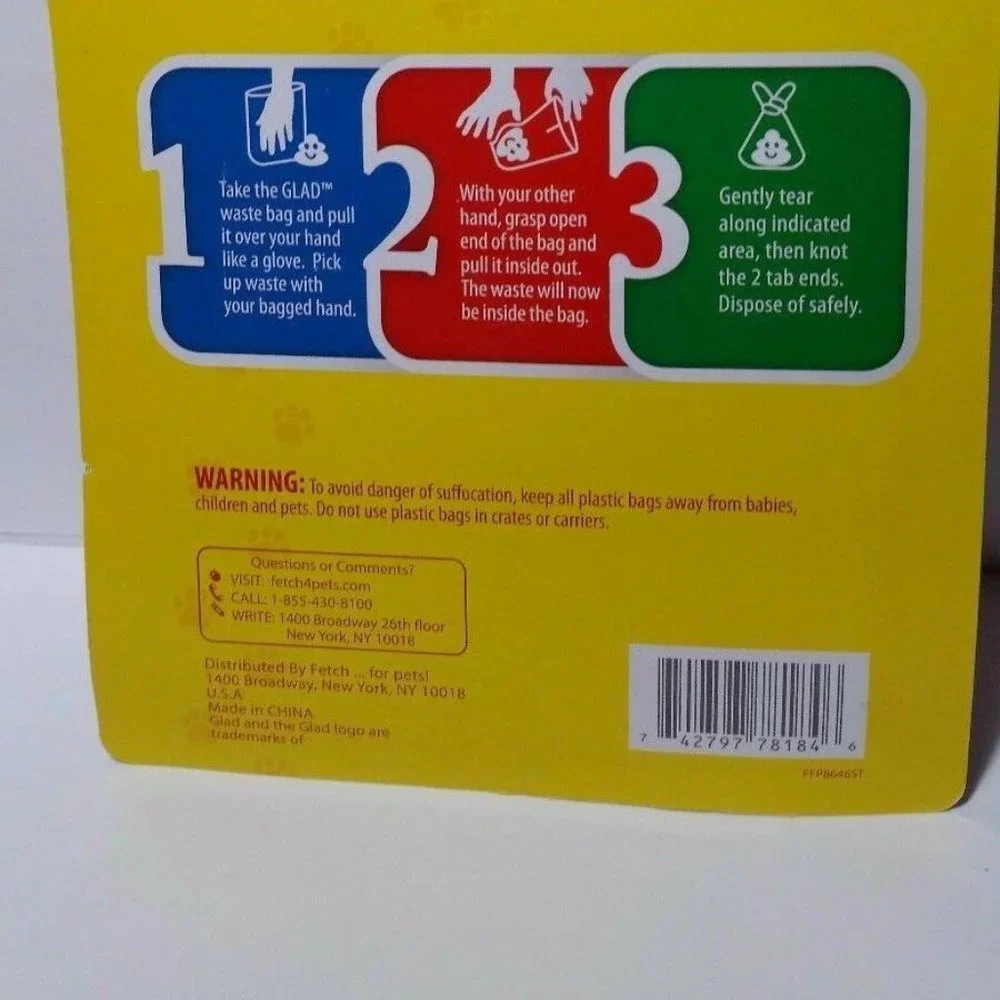 5 Glad for Pets Waste Bag Dispenser Tropical